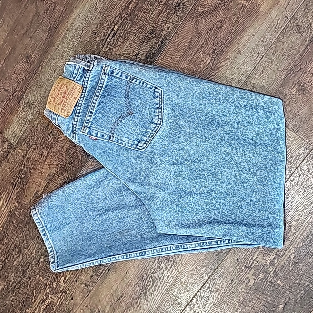 Levi's 560 Loose Fit Straight Leg Denim Blue Jeans Women's Size12